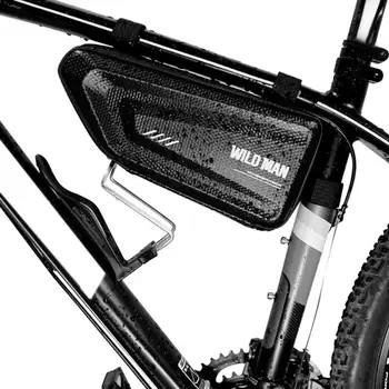OMUL SĂLBATIC Saci de Biciclete Impermeabil Hard Shell Biciclete Triunghi Husă de Biciclete de 6 inch Touch Ecran Telefon Geanta Accesorii Ciclism