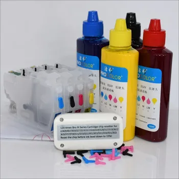 LC3513 LC3511 Pigment Colorant cerneala Refill kit inkjet cartridge for Brother MFC-J690DW MFC-J890DW DCP-J572DW Printer ARC chip Resetat