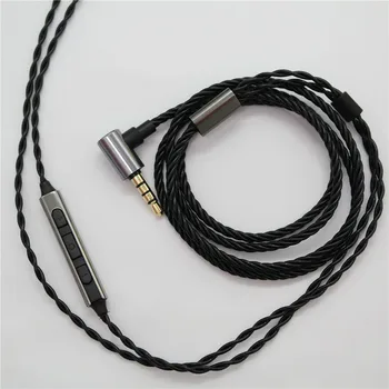 Cele mai noi 2Pin 0.78 mm microfon casti cablu 1964 QDC UE2PDIY sârmă căști Pentru Weston W4R ue18 es3 es5 JH1964 Înlocuiți cablul