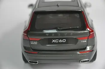 1:18 Model de turnat sub presiune pentru Volvo XC60 XC 2018 Gri SUV Aliaj Masina de Jucarie Miniatura de Colectie Cadouri XC 60