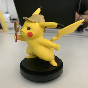 Original, Mare Detectiv Pikachu Pokemon Broasca Semințe Din Jur Accesorii Auto Parfum Cadou De Ziua Anime Figura Jucărie De Crăciun