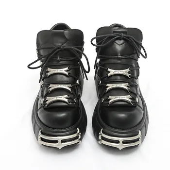 OIAH 2020 Stil Vintage Tati Pantofi dantela-up Pantofi Lolita Gotic JK Uniformă Pantofi Punk Pantofi Platforma Femeie