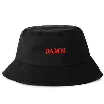 Cele mai noi neagră găleată pălărie pentru femei barbati NAIBII de broderie pescari moda pălărie găleată capace brand de pălării de moda u