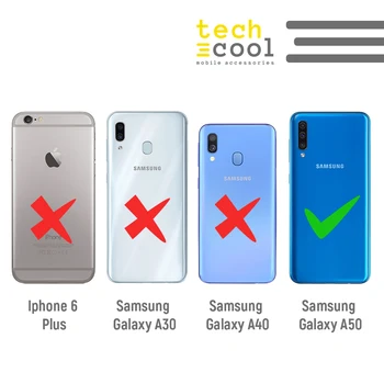 FunnyTech®Silicon de Caz pentru Samsung Galaxy A50 l Dreamcatcher Galaxy Verde