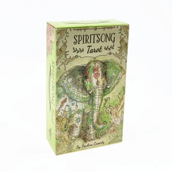 Spiritsong Tarot carti de joc de bord pentru Petrecerea de Divertisment de familie 78 de cărți/set