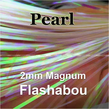 Culoare perla, 10 Pachete Magnum Flashabou, 2mm Holografic Beteala, Mylar Metalizat, Beteala, tv cu Flash, Zbura Jig Nada, Pescuit