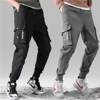 Bărbați Moda Sportiv Pantaloni Pentru Hiphop Cauzalitate Runnings Pantaloni High Street Jogger Pants Nou Buzunar Pantaloni