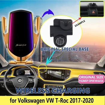 Masina de Titularul de Telefon Mobil pentru Volkswagen VW T-Roc TRoc T Roc 2017 2018 2019 2020 Telefon Suport de Aerisire Accesorii pentru iphone