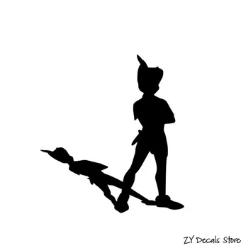Peter Pan Decalcomanii De Perete Pepinieră Copil Fete Baieti Cameră Decor Drăguț Desen Animat De Perete Autocolant Pentru Copii Dormitor Copii L528