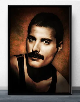 Fierbinte Freddie Mercury Muzica Rock Panza Pictura Postere Si Printuri Poze De Perete Pentru Camera De Zi Abstracte Decorative Decor Acasă