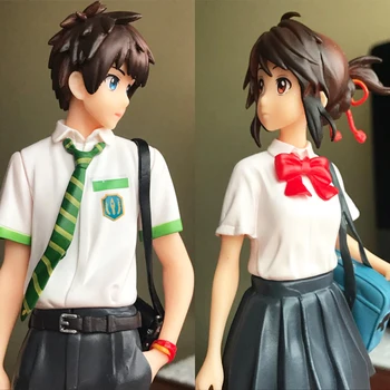 Numele tău Jucării Figura Taki Tachibana și Mitsuha Miyamizu figurina de Colectie Model de Păpuși Jucarii pentru Cadou de Crăciun