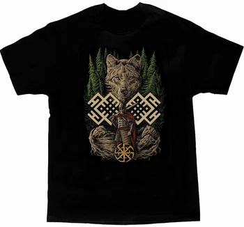 Design Cool Wolf Warrior Slave T-Shirt. Vara din Bumbac cu Maneci Scurte O-Neck Mens T Shirt S-3XL