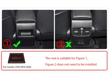 Ușa de la mașină Slot Decalaj Silicon Mat Covor de Acoperire Autocolante Styling Pentru Toyota Corolla 2019 2020 2021 E210 12 Accesorii