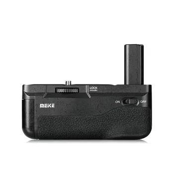 Meike MK-A6500 Pro Battery Grip + 2 BUC FW50 Acumulator + Incarcator dual Built-in 2.4 Ghz cu Rremote Pentru Sony A6500