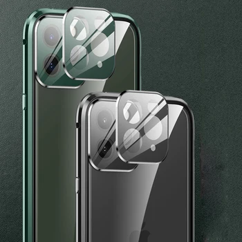 Pentru iPhone 11 Pro Max Cazul Dual Capac Sticla & Camera Protector Upgrade 360 Full Armura Telefon Caz Pentru iPhone 11 Seria