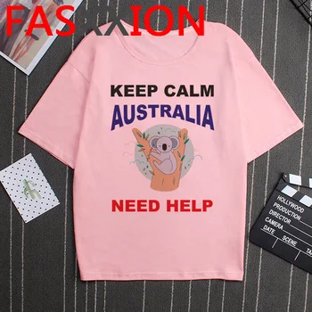 Kawaii Koala Tricou Femei Estetice de Desene animate Amuzante Plus Dimensiune T-shirt Salva Koala Grafic Tricouri Unisex Harajuku Tricou Femeie
