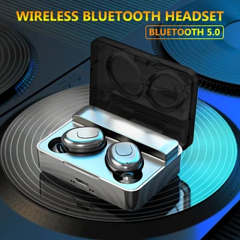 Rezistent la apa IPX7 TWS Bluetooth 5.0 Mini Wireless Muzica Stereo Căști Auriculare Ture Wireless Gaming Sport Cască Pentru Telefon