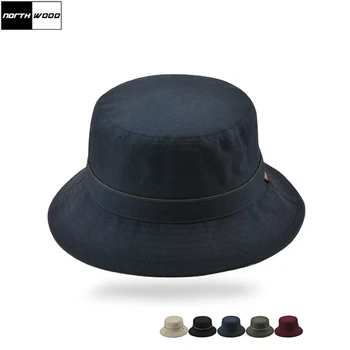 [NORTHWOOD] 2018 Masiv de Înaltă Calitate Găleată Pălării Pentru Bărbați, Femei Găleată cu Capac din Bumbac Femei Pălărie Plat Pălării de Top