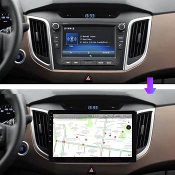 OKNAVI Multimedia radio Auto pentru Hyundai Creta IX25-2018 Navigare GPS Android 10 Nr. 2 Din Dvd Cadru 12 LED Inversa aparat de Fotografiat