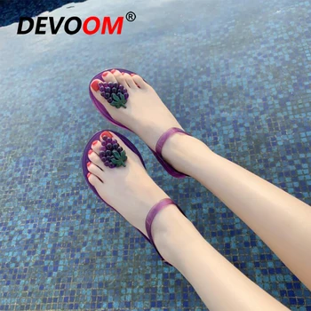 Moda Jeleu Sandale femei Moale Doamnelor Sandale Plate de Vară 2020 Casual, Papuci de Plaja Femei Grădină Pantofi de Femeie Femmes Sandales