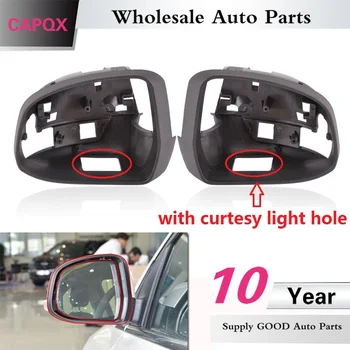 CAPQX oglinda Retrovizoare Cadru Cu lumină de gaura Pentru Ford Focus MK3 2012 2013 2016 2017 oglindă laterală capac obiectiv Capac