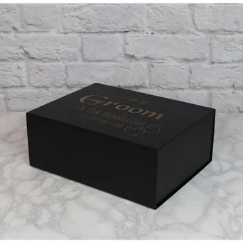 De lux mirele sa fie o cutie de cadou cadou de nunta pentru groomman personalizate de aur mulțumesc gfit cutii de onoare pachet de bun venit, cel mai bun om cutii