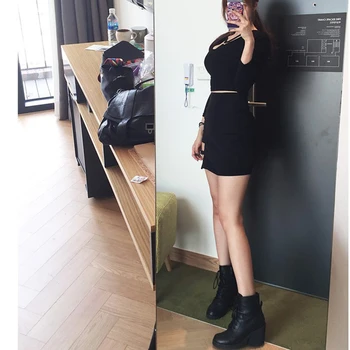 Stil Coreean Negru Pachet Șold Saia Fuste Decalaj Neregulate Tiv Creion Micro Fusta Mini De Vară De Moda Saia Talie Mare Faldas Mujer
