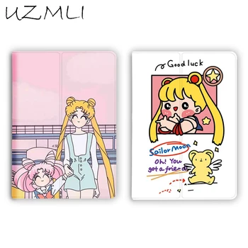 Desene Animate Sailor Moon Inteligent Treaz Tableta Caz Pentru Huawei Matepad 10.8 10.4 MediaPad M6 M5 M3 Lite T5 T3 Waterplay C5 8.0 8.4 10.1