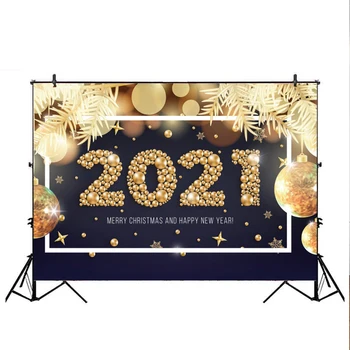 2021 An Nou Fericit Fotografie Personaliza Fundaluri Fotografice Fondul Pentru Petrecerea Poster Photo Booth Studio Elemente De Recuzită