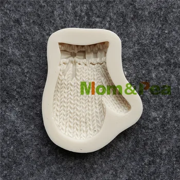 Mama&Mazare MPB0074 Mănușă Tricotată în Formă de Mucegai Silicon Decorare Tort Fondant Tort 3D Mucegai de Calitate Alimentară