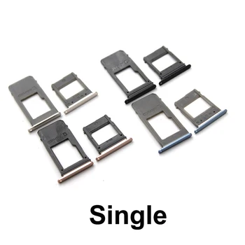 10 set Pentru Samsung Galaxy A5 (2017) A520 A7 A720 Single Sim & Sim Dual SIM Card Tray Sim Slot Card SD Suport Adaptor de Piese de Schimb