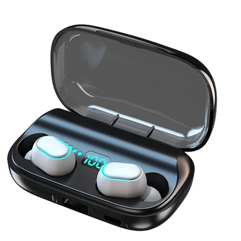 T11 TWS Wireless Bluetooth pentru Căști Căști Portabile Audio Video cu Sunet de Calitate HD LED Display Digital Căști setul cu Cască