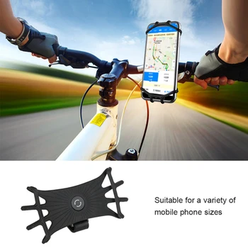 Spider Echitatie Gratuit Telefon Caz Pentru iPhone XS Max XR X 6 7 8 Plus de Rotație Suport Bicicleta Suport de Silicon Moale Caz Pentru Motociclete