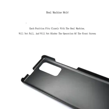 Pentru LG Aripa Caz din Piele de Calitate Hard Shell pentru LG Aripa 5G Înapoi Caz Acoperire Telefon pentru LGwing la Șocuri Proteja Smartphone Caz