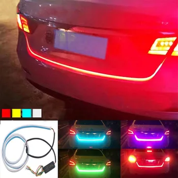 Auto Hayon Cotitură Semnal de Lumină Bar plin de culoare LED Strip Lumina Portbagaj Fâșii Multicolore de Frânare Lampa de #280798