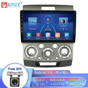 EKIY DSP Android 9.0 Pentru Ford Everest Ranger & Mazda BT-50 BT50 2006-2010 Radio Auto Multimedia GPS Navigatie DVD Stereo