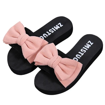 Slide-Uri De Femei De Vară Papuci De Plajă, Tobogane Acasă Papuci Cu Toc Plat Sandale Femei Pantofi De Interior Flip Flops Zapatillas Mujer A40