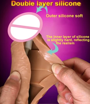 Heiha Moale Vibrator Realist Încălzire Vibrator Dildo-uri ventuza Silicon Artificial Penis Vibrator Mare pentru Femei Masturbator Jucărie Sexuală