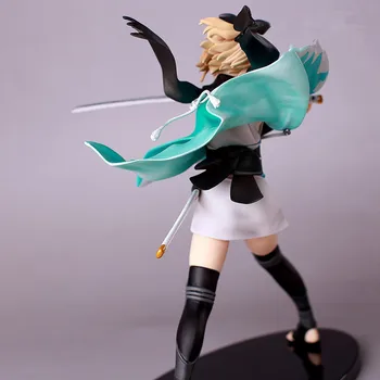 21cm Anime Acțiune Figura Soarta mare Pentru KOHA-AS Okita Souji Sakura Sabie de Luptă Ver PVC Model de Colectare de Jucării pentru Copii de Brand Nou
