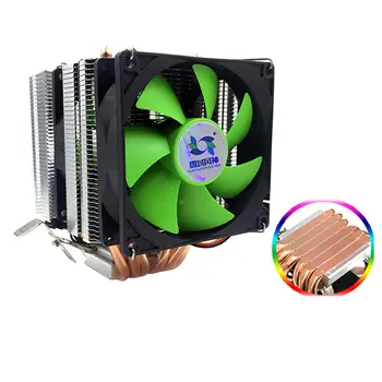3 Linii 6 Conducte de Căldură CPU Radiator AVC Cupru Pur AMD 1155 1156 Computer Desktop Cooler CPU Viteză Constantă Singur Dublu Vânt