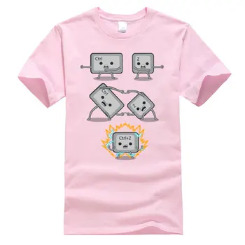 Calculatorul de Control Z Fusion Ieftin Man T Shirt Tastatura Om Programator Cod JS Hacker Amuzant Moda pentru Bărbați Print Tee Camasa Om