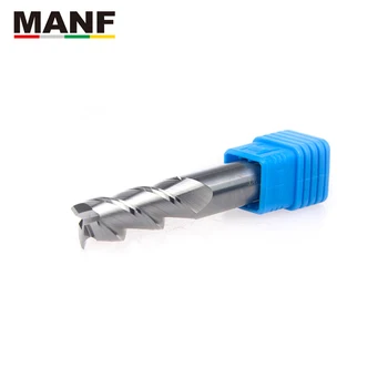MANF 3 Flaut HRC55 5mm 6mm 100L Prelungi Aluminiu Cupru de Prelucrare a frezei CNC Tungsten Carbide Milling Cutter finisaj Bun