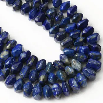 6X11MM Naturale Fatetate Romb Lapis Lazuli Piatră Margele Neregulate Liber Margele Spacer Pentru a Face Bijuterii DIY Bratara Cercei