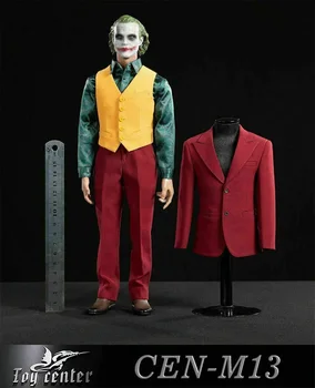1/6 Joker Costum Set de Comedie Joker Clovn Joaquin Jucărie Centru de CEN-M13 Exclusiv Costum Roșu Haine Accesorii