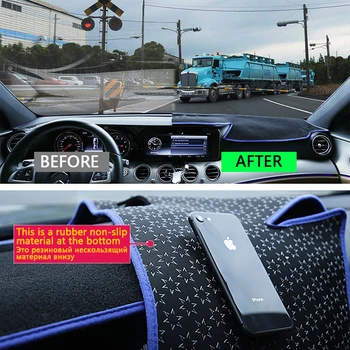 Pentru Audi Q7 2006~2019 4L 4M Anti-Alunecare Mat tabloul de Bord Pad Acoperire Parasolar Dashmat Covor Anti-UV pentru a Proteja Accesorii Auto S-Line Covor