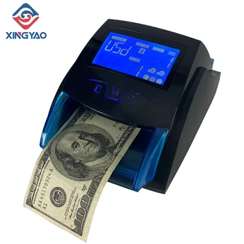 XD-520B USD EUR MYR THB LBP contra Bani bancnote False detector cu 4 laturi de inserție detector Bani