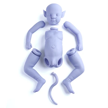 RBG 20 de Centimetri Renăscut Baby Doll Nou-nascut Bebe Avatar Vinil Nevopsite Piese Neterminate DIY Gol Jucarii Cadou de Anul Nou LOL