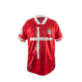 FC Cartagena de fotbal, tricouri de Fotbal - Barbati cu maneci scurte jersey, strada jersey, 2020 21