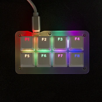 Mini osu! Tastatura de Ajustare RGB LED cu iluminare din spate de Tip C Outemu/Gateron/KaiH comută Funcția Macro Keyboard pentru MAC WIN 7 8
