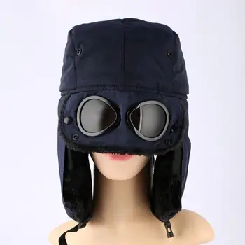 Earmuff Pălărie de Echitatie ochelari de Soare, Pălării cu Urechi de Protecție a Vântului Ține de Cald Earflap Capace de Blană de Schi de Iarnă pentru Femei Anti-ceață și ceață Capac